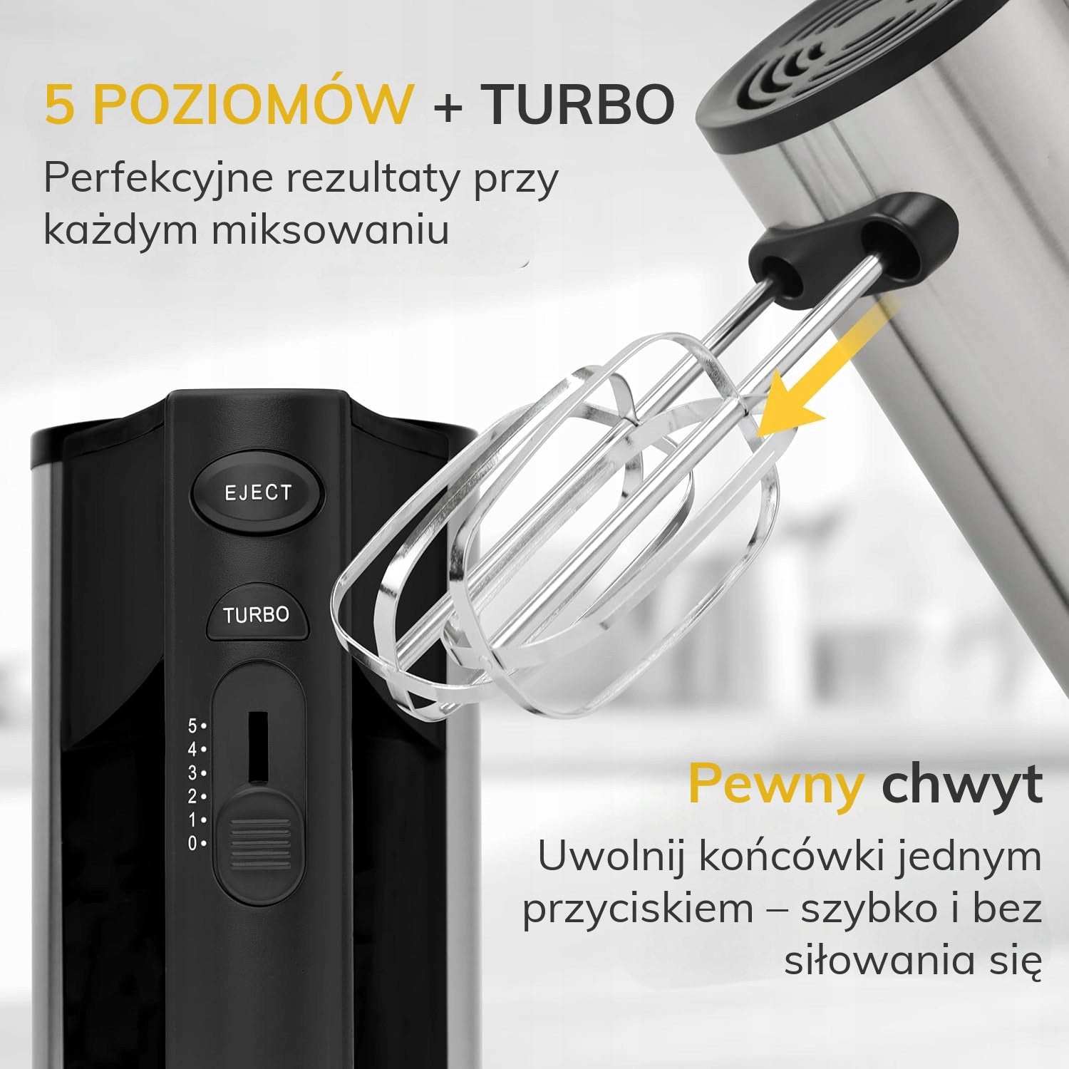 Hand mixer LEBENLANG with stand 400W with hooks 5 speed Turbo Manufacturer code LBL8902