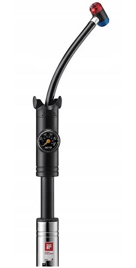 Hand pump Beto TH-004AG silver Presta/Schrader Color silver