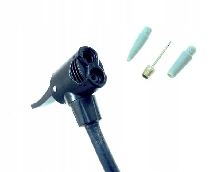Hand pump metal bike auto Beast 786035 BAR and PSI black - height 73cm Color black