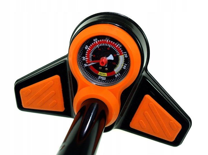Hand pump metal bike auto Beast 786035 BAR and PSI black - height 73cm Manufacturer code 786035