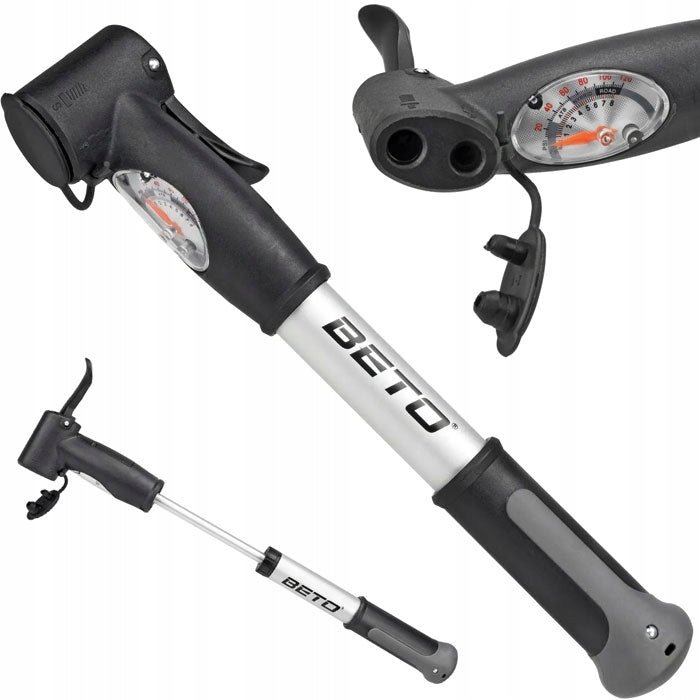 Hand pump with pressure gauge BETO 2WAY