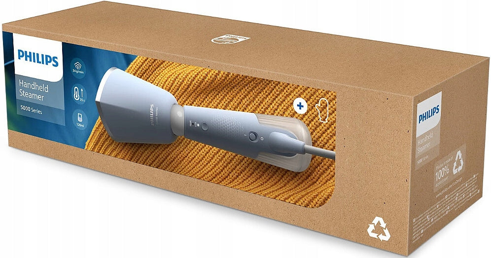 Hand steamer 1400W 24g/min 35s Eco/Max Philips STH5020/20 Foot type ceramic