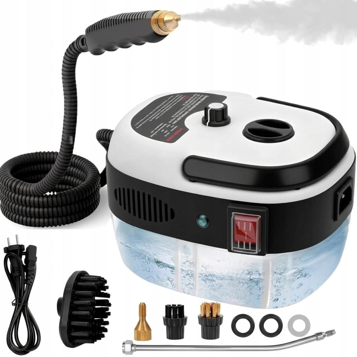 Hand steamer 2500W – 3BAR, 1000ml, 6 settings, cleaning kit Model 4048535804072