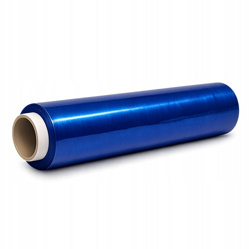 Hand stretch film 3kg blue transparent