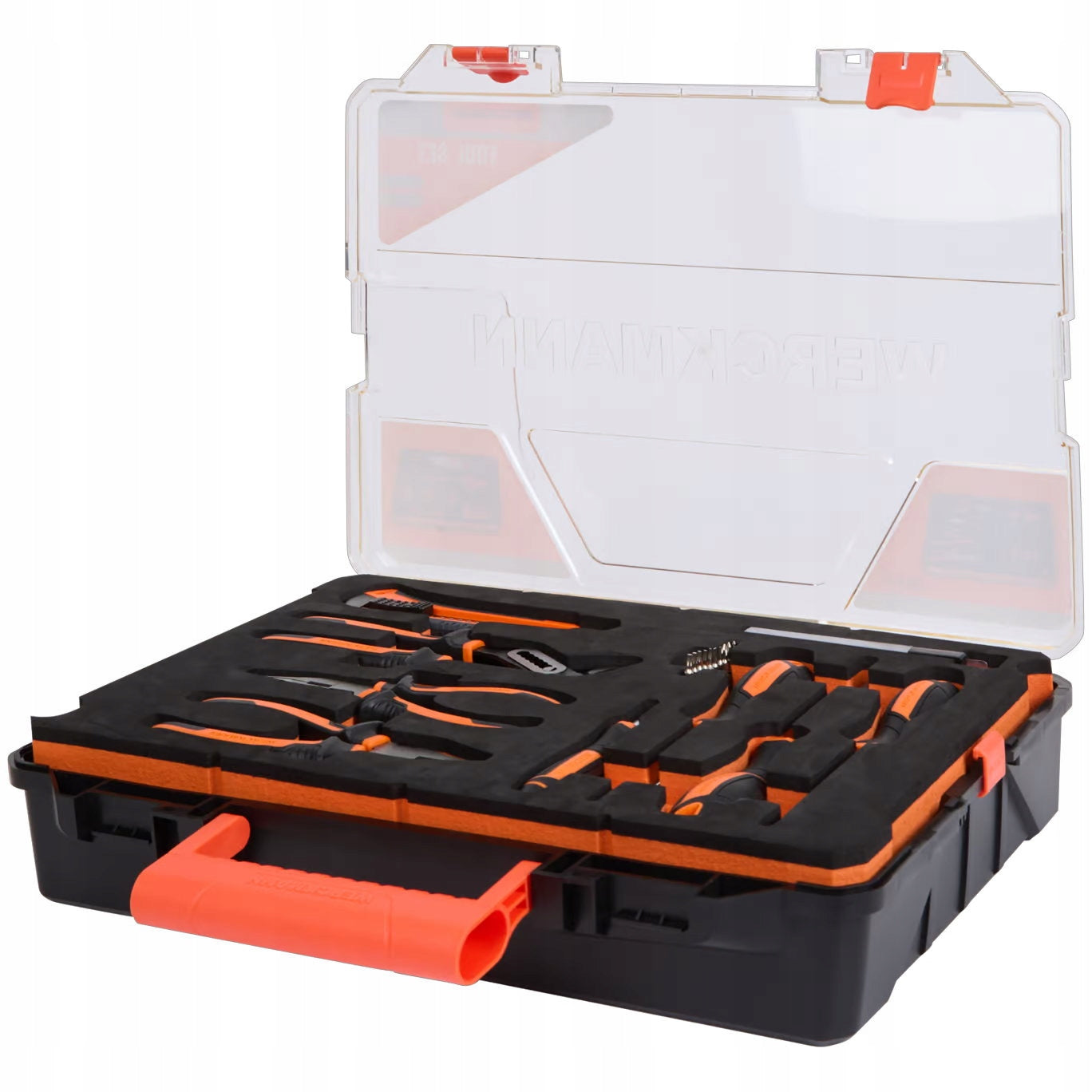 Hand tool set Werckmann 85 elements in a suitcase Brand Werckmann