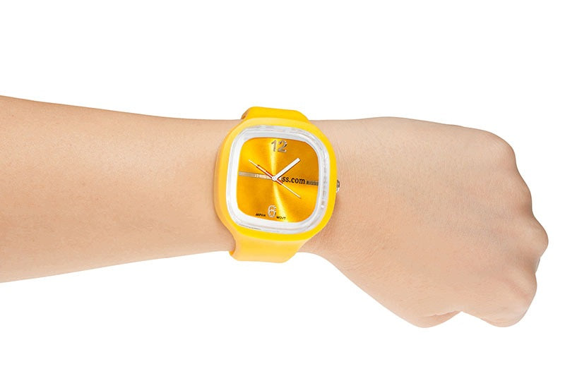 Hand watch SS.COM green strap Functions none