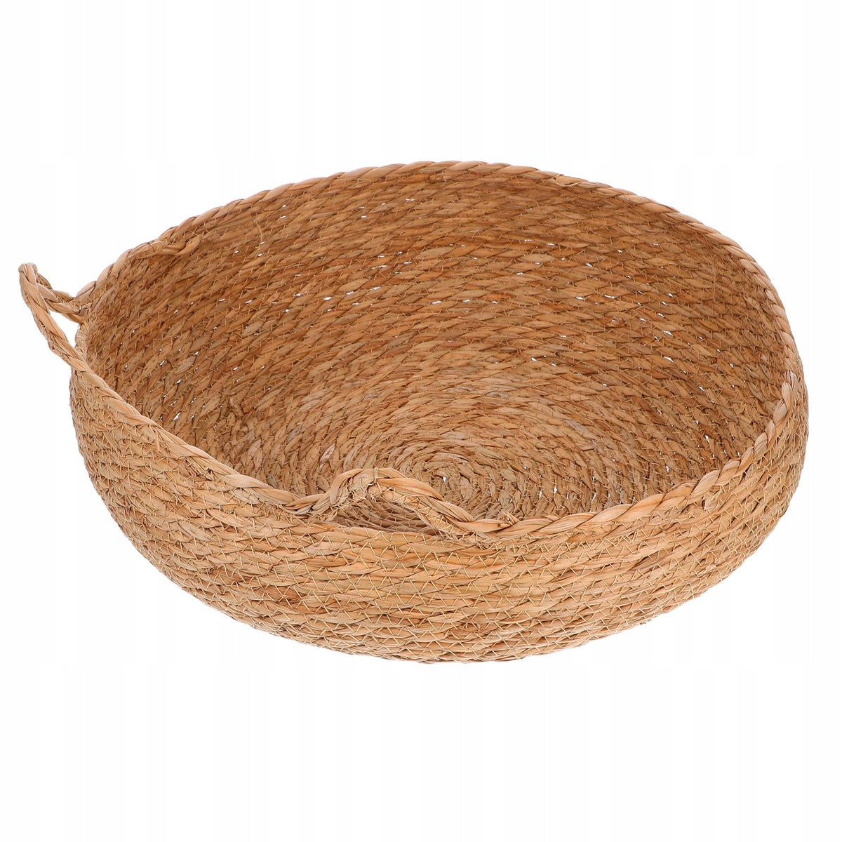 Handcrafted Khaki Cat Basket Comfortable Pet Bed All Seasons