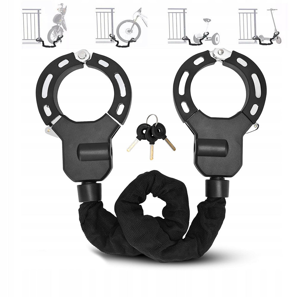 Handcuff clasp for electric scooter for bicycles and hula hoops 90cm