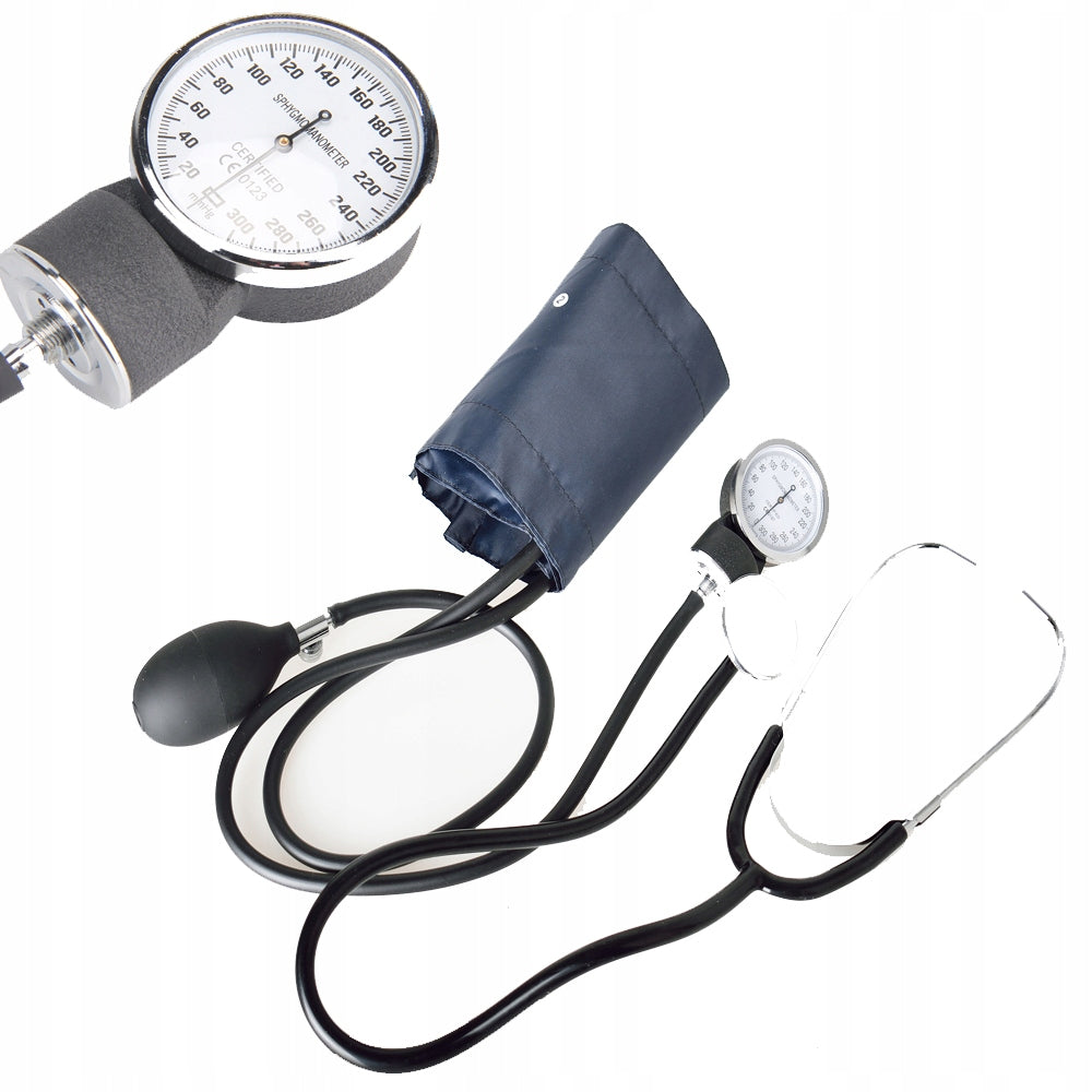 Handheld Blood Pressure Monitor With Large Shield And Case Ideal For Home Use