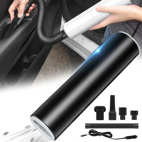 Handheld Car Vacuum Cleaner Powerful + Tips Model Odkurzacz Samochodowy BEZPRZEWODOWY AKU Kompakt