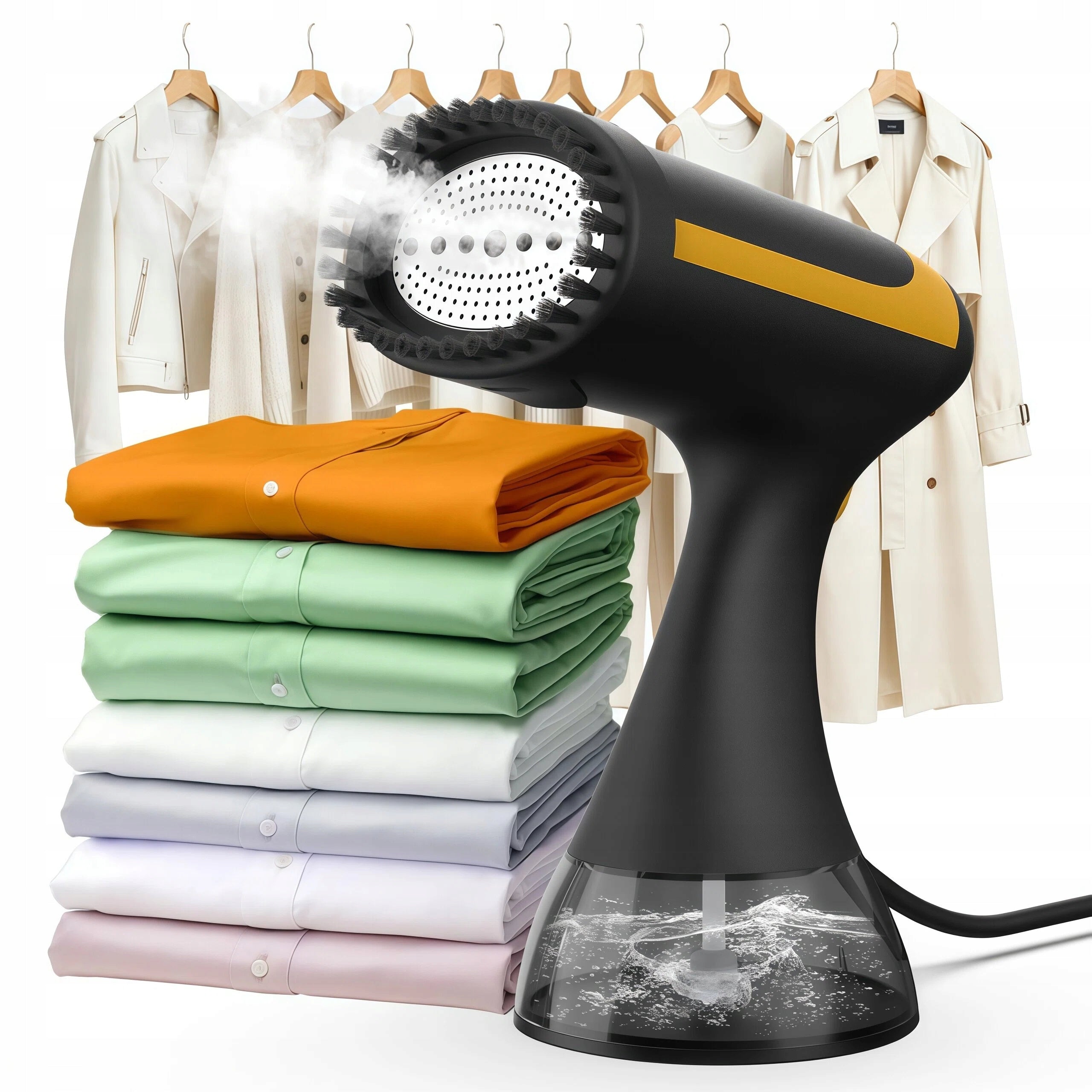 Handheld Clothes Steamer 1500W 300ml 15s Ready For Home And Travel Couple Packaging status original