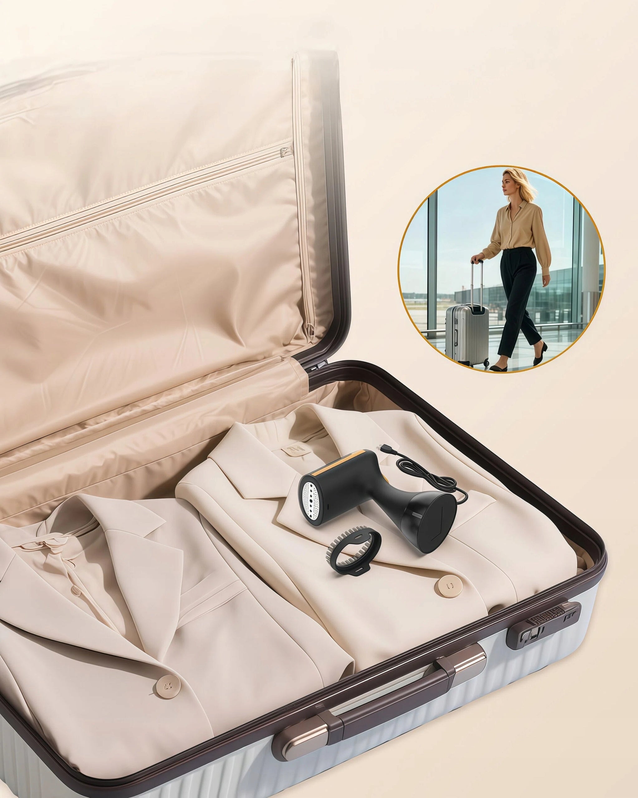 Handheld Clothes Steamer 1500W 300ml 15s Ready For Home And Travel Couple Product weight 0.94 kg