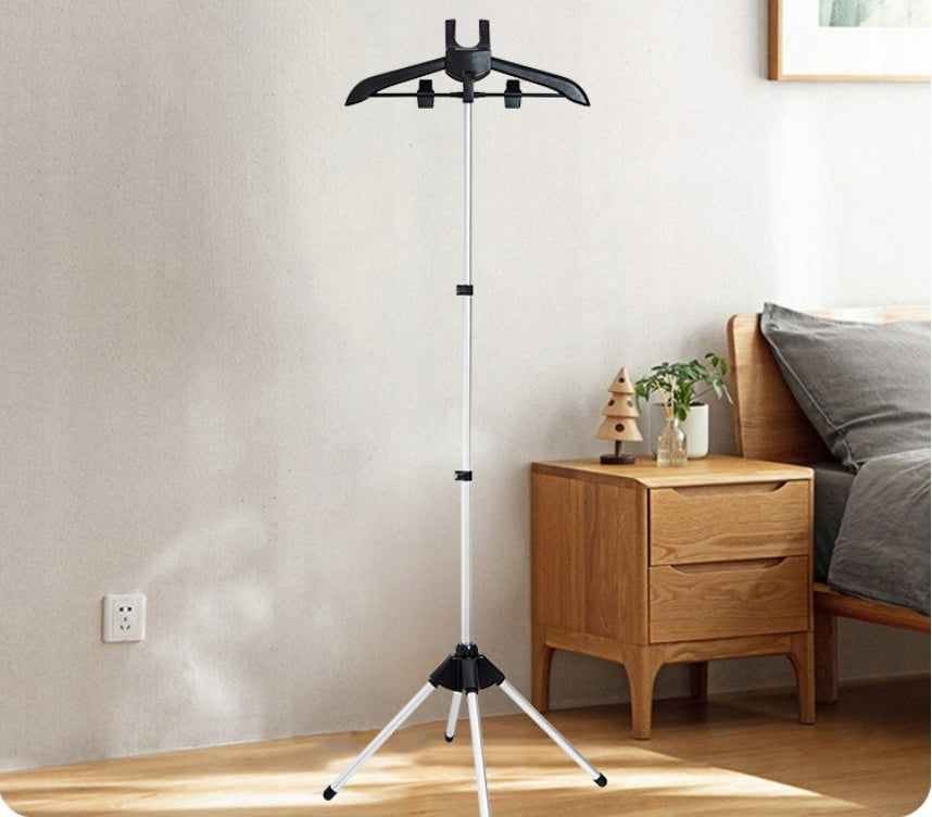 Handheld Clothes Steamer Rack Adjustable, Grey Foot type Aluminum
