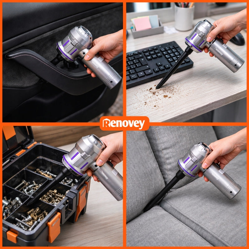 Handheld Cordless Car Vacuum Cleaner Wireless 3in1 with Blower Manufacturer code HK2608
