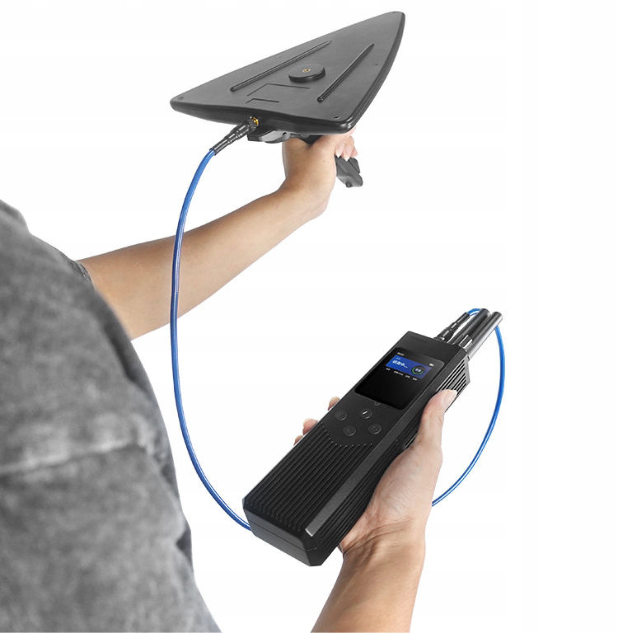 Handheld Drone Detector Portable Passive Locator Detection 25W02 Brand no brand