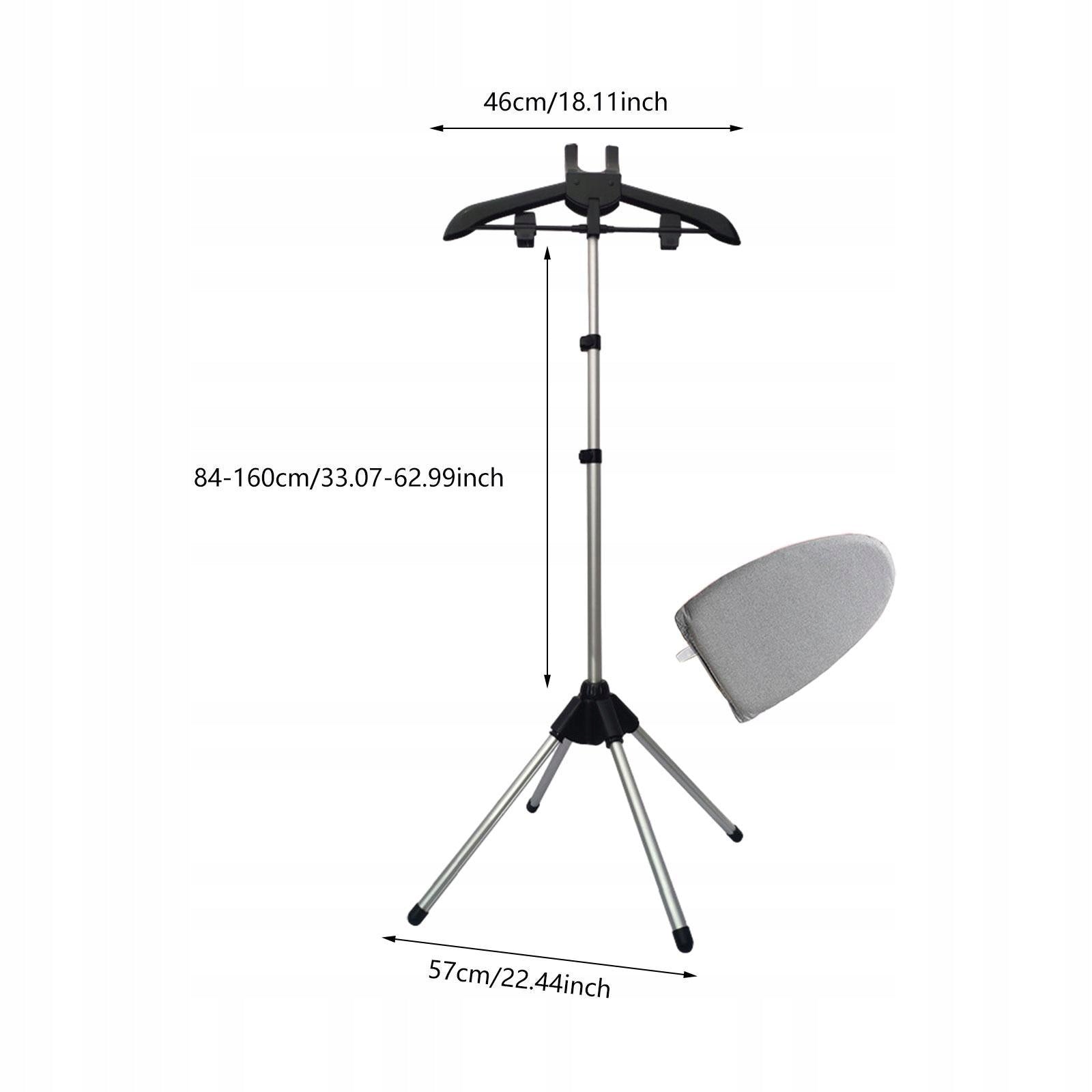 Handheld Garment Steamer Rack with Ironing Glove for Overcoat Shirt Black Packaging status original