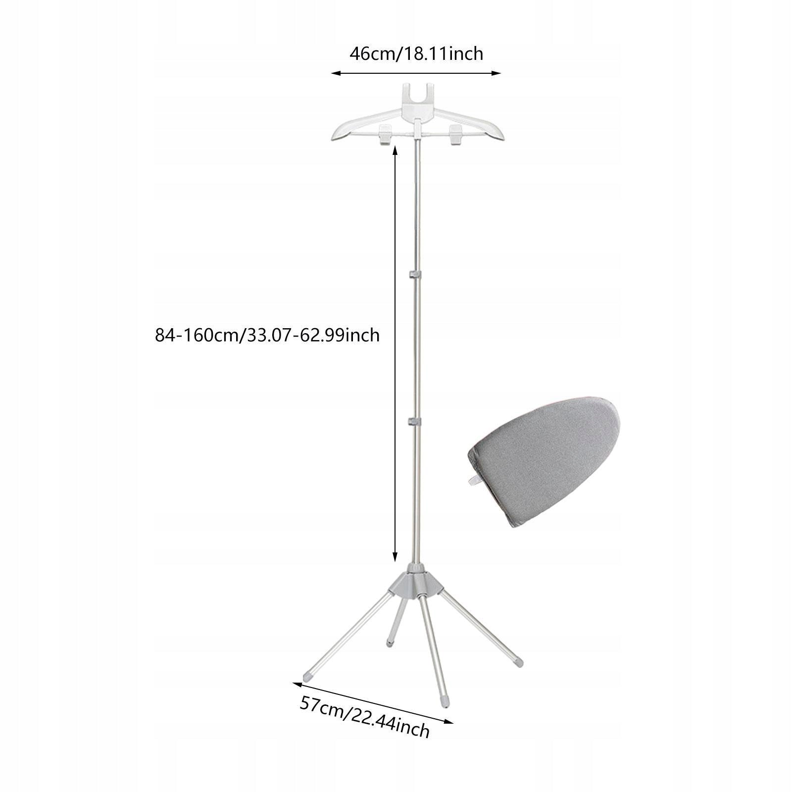 Handheld Garment Steamer Rack with Ironing Glove for Overcoat Shirt Gray Packaging status original