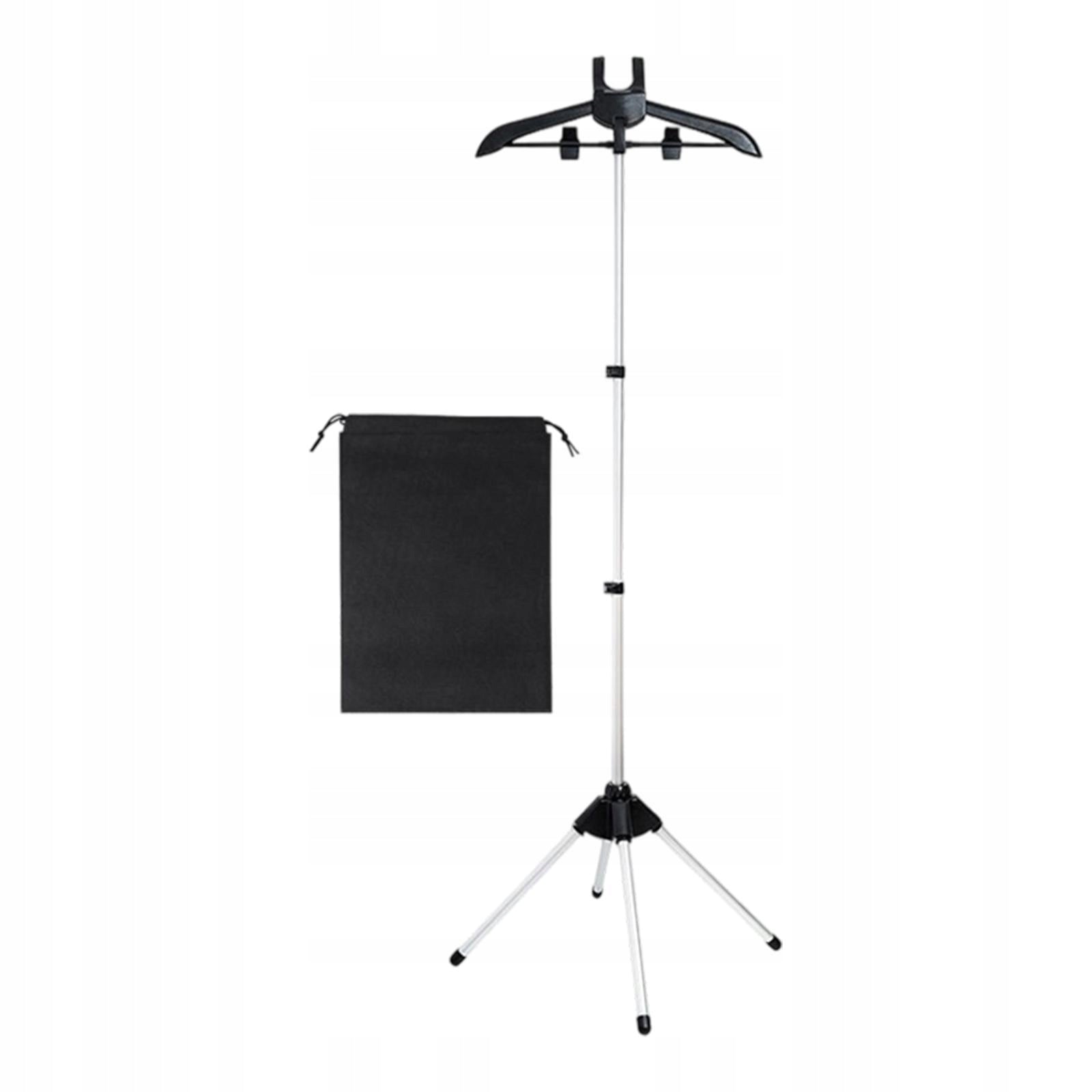 Handheld Hanging Ironing Machine Hanger Lightweight Adjustable Height black
