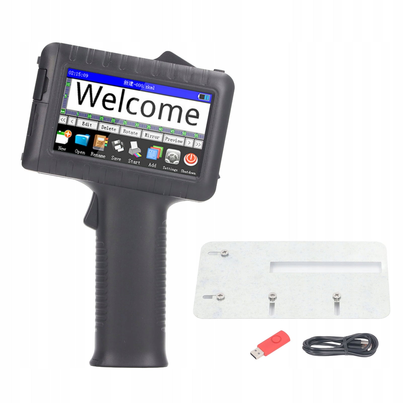 Handheld Inkjet HD Printer LED Touch Screen Support Multi Language TA