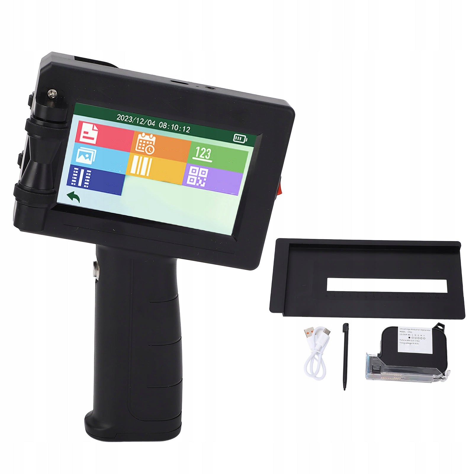 Handheld Inkjet Printer 12,7mm 4,3 Inch Y9 LED Touch Screen