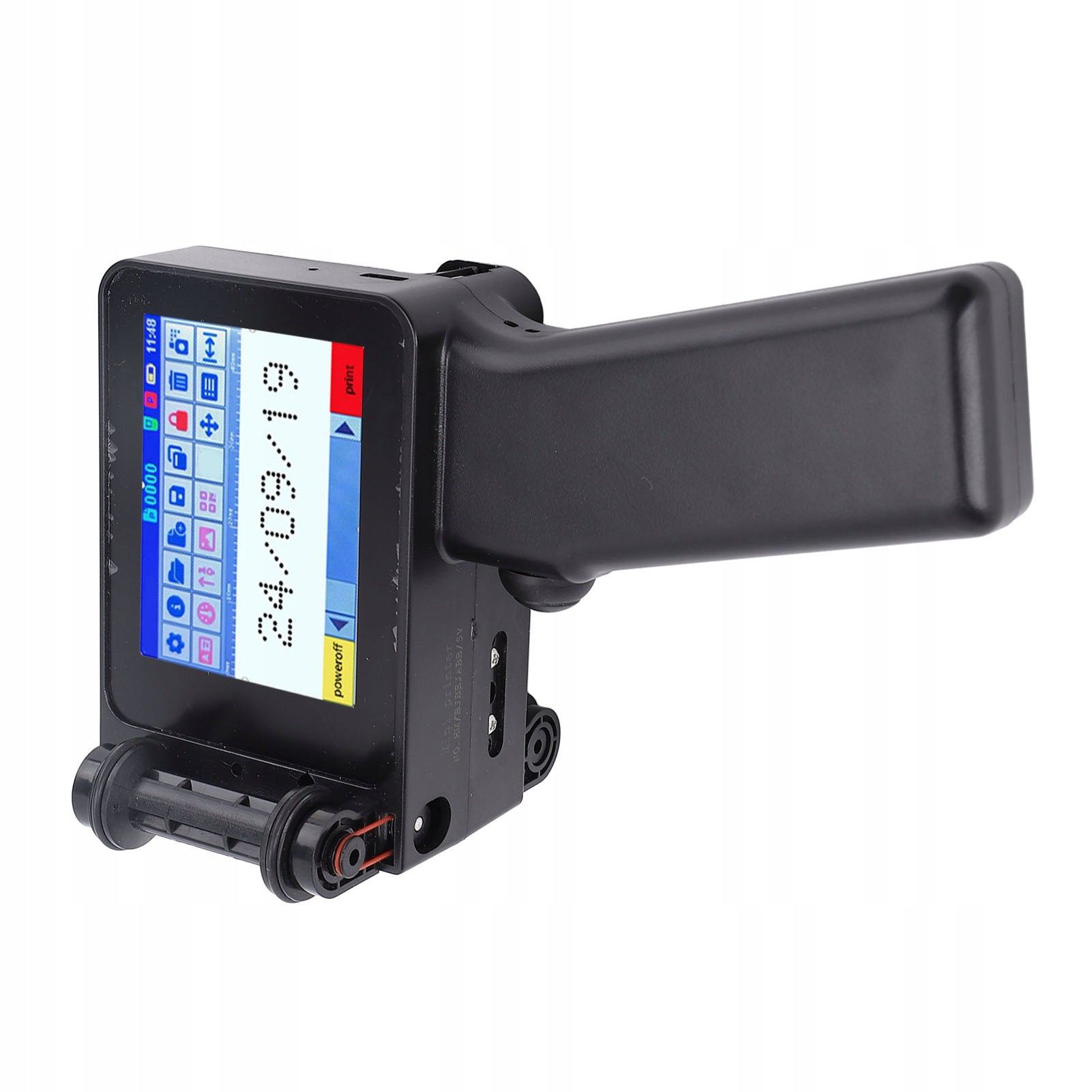 Handheld Inkjet Printer, 600 DPI Printing Accuracy Dru Ink Cartridge