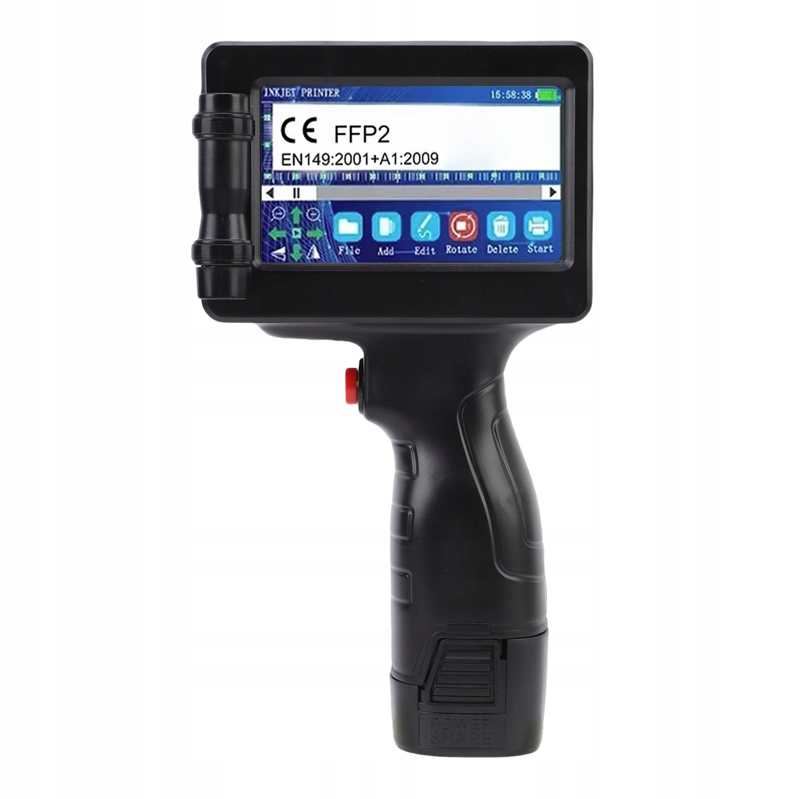 Handheld Inkjet Printer Gun Small Mini Portable With 2I
