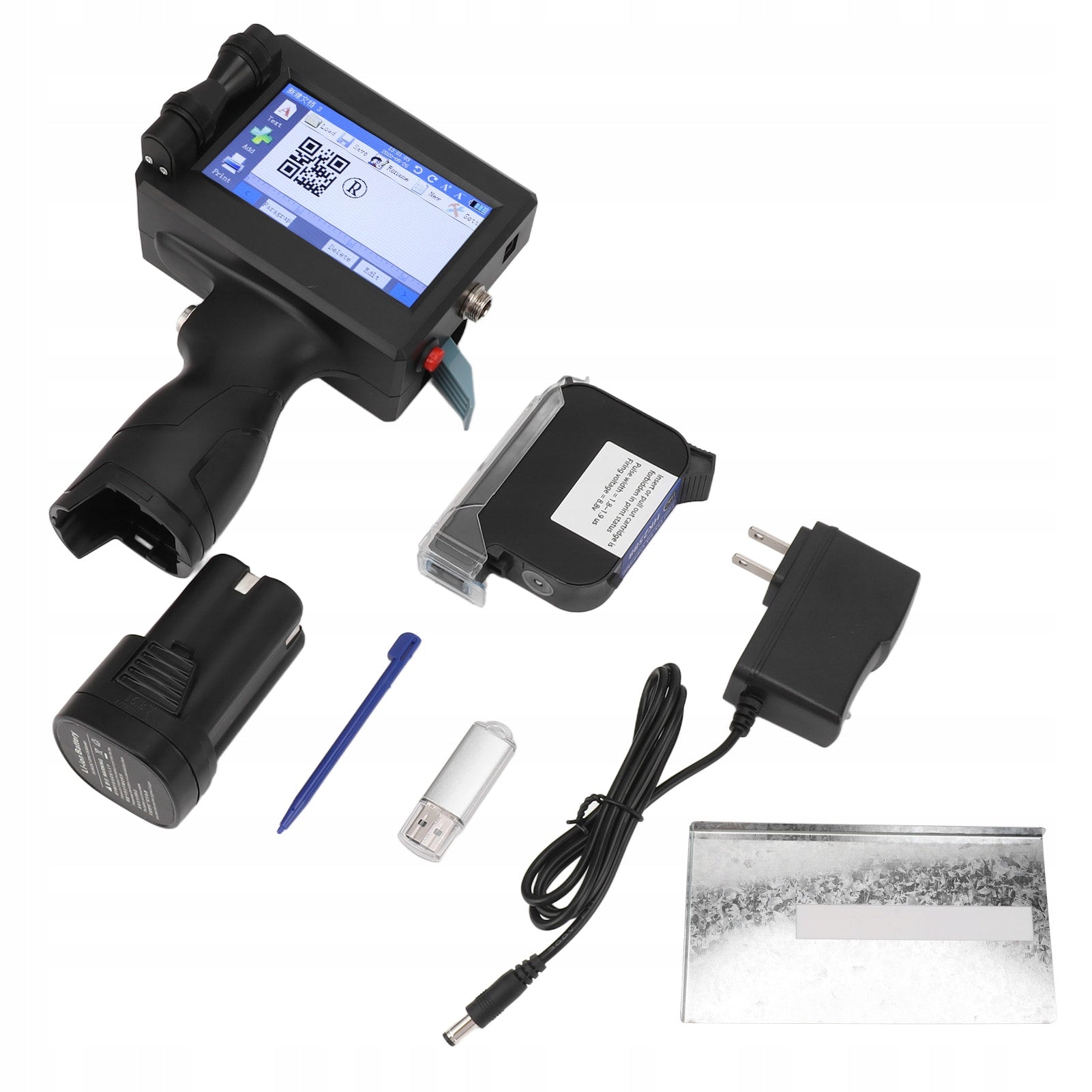 Handheld Inkjet Printer Height 2-12.7mm Quick Dry for D4