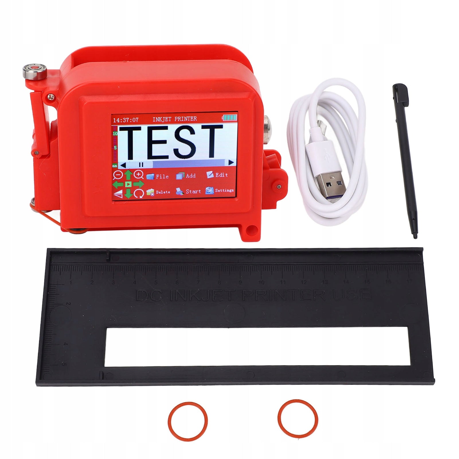 Handheld Inkjet Printer, High Capacity Battery Multifunction m
