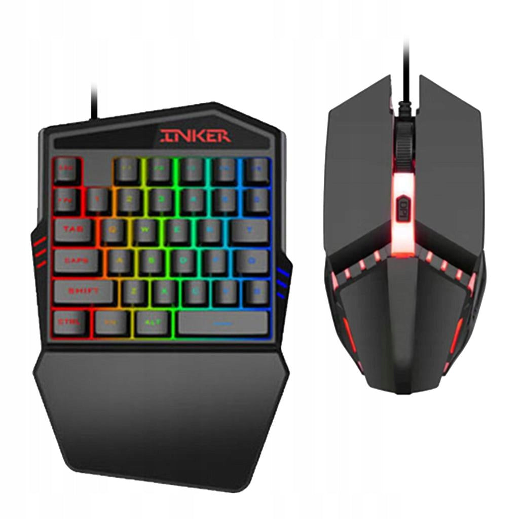 Handheld Keyboard and Gaming Mouse, 35 Keys Manufacturer no brand