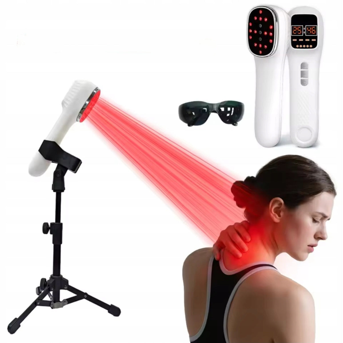 Handheld LED Device 650nm 808nm For Skin Care And Muscle Relaxation. Manufacturer code 92604280162