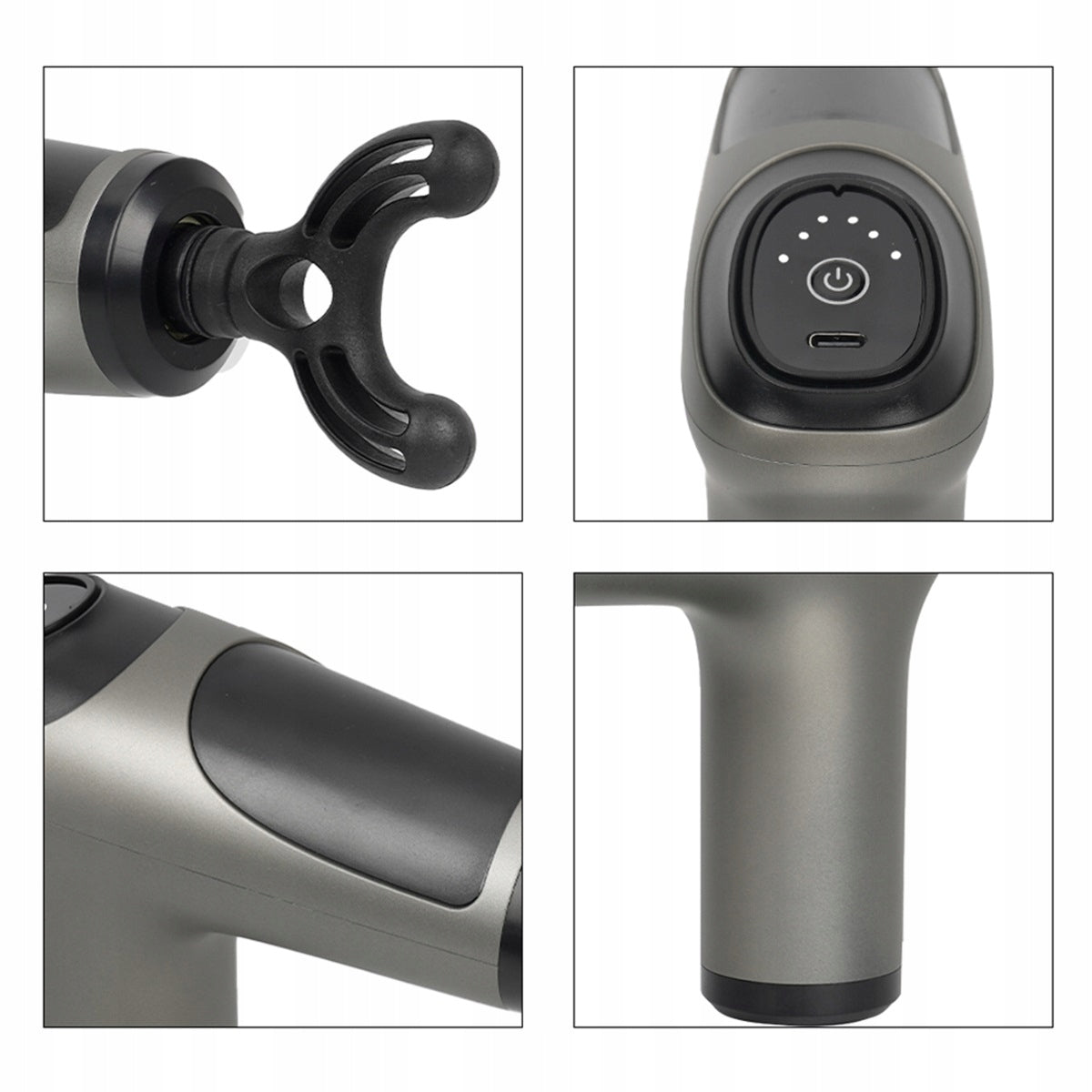 Handheld Massager 3200 Rpm With Battery 1200mah Masazer Handheld Massage Gun Packaging status original