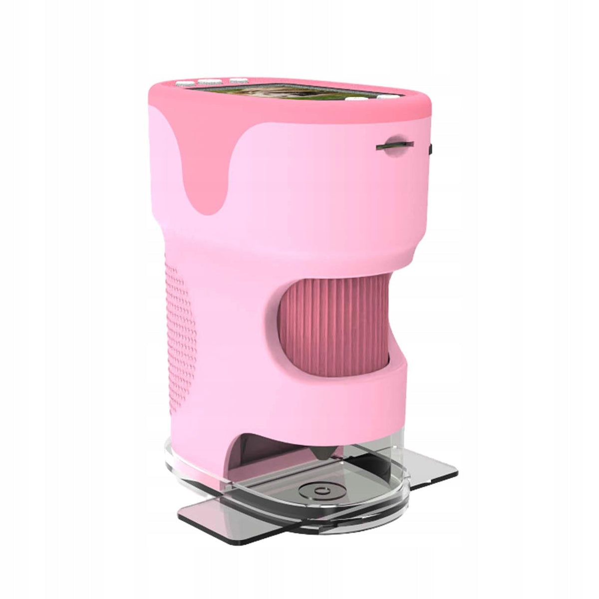 Handheld Portable Microscope Scientific Microscope for Microscope Pink