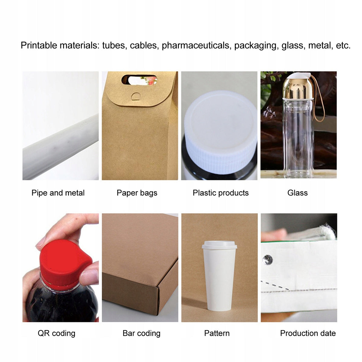 Handheld Printer Ink Capsule, Clear Lightweight Printer Cartridges Manufacturer code 28123881