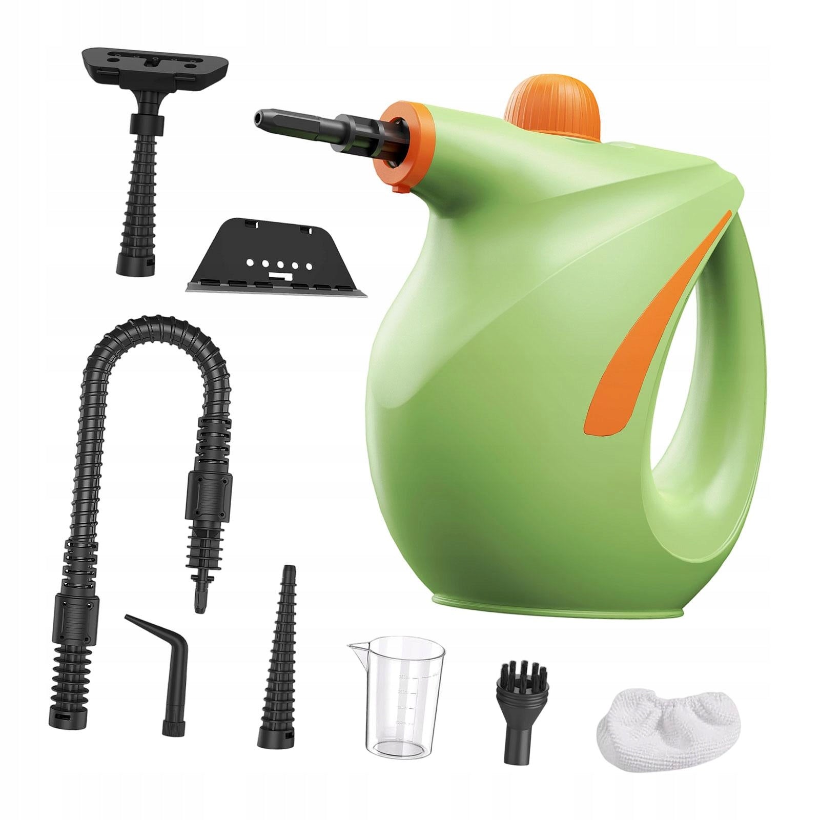 Handheld Steam Cleaner with 700ml Tank 1200W Steam Cleaning Green