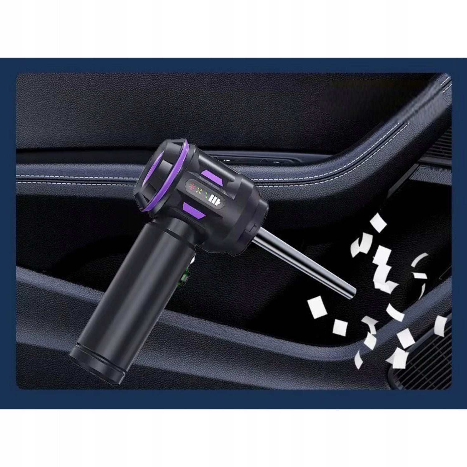 Handheld Vacuum Cleaner Cordless Car Wireless 20000Pa with Blower Dominant color black