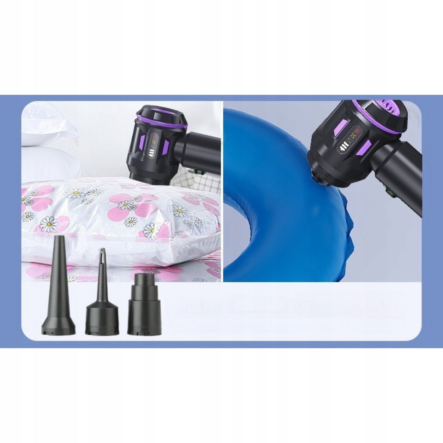 Handheld Vacuum Cleaner Cordless Car Wireless 20000Pa with Blower Dust container volume 0.4 l