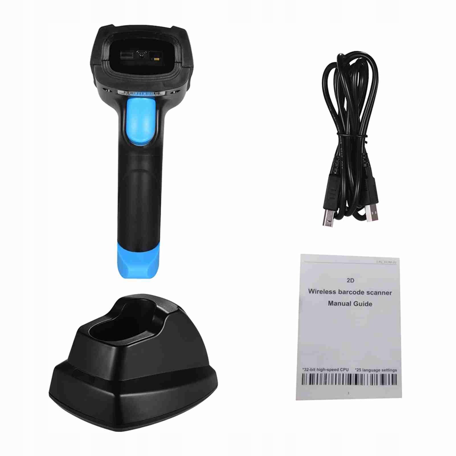Handheld Wireless 1D 2D QR Barcode Scanner Strip Reader with pods Printing technology other
