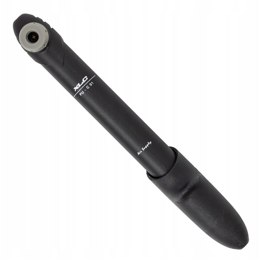 Handheld bicycle pump XLC PU-C01 mounted on the rack Manufacturer code PO262