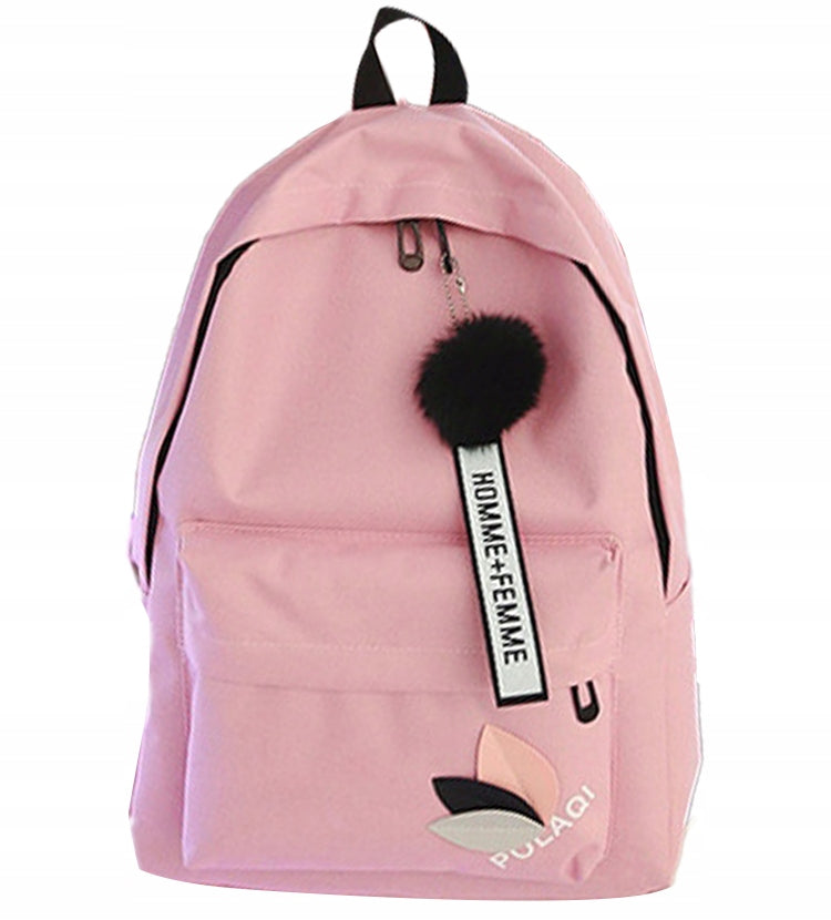 Handheld city school backpack for children and teenagers pink school Manufacturer code Bivacc Lumo różowy