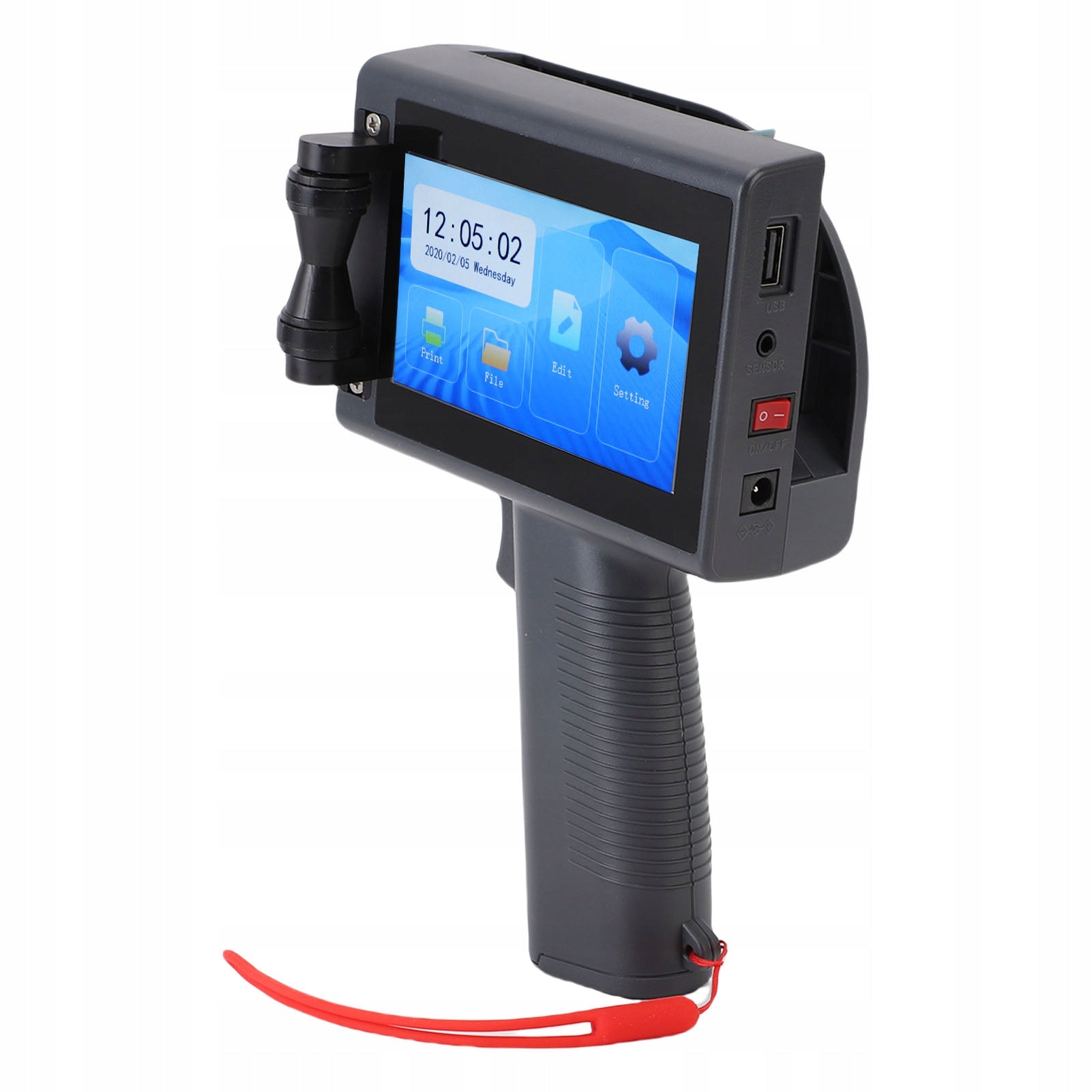 Handheld inkjet printer, 4,3mm d touch screen printing machine