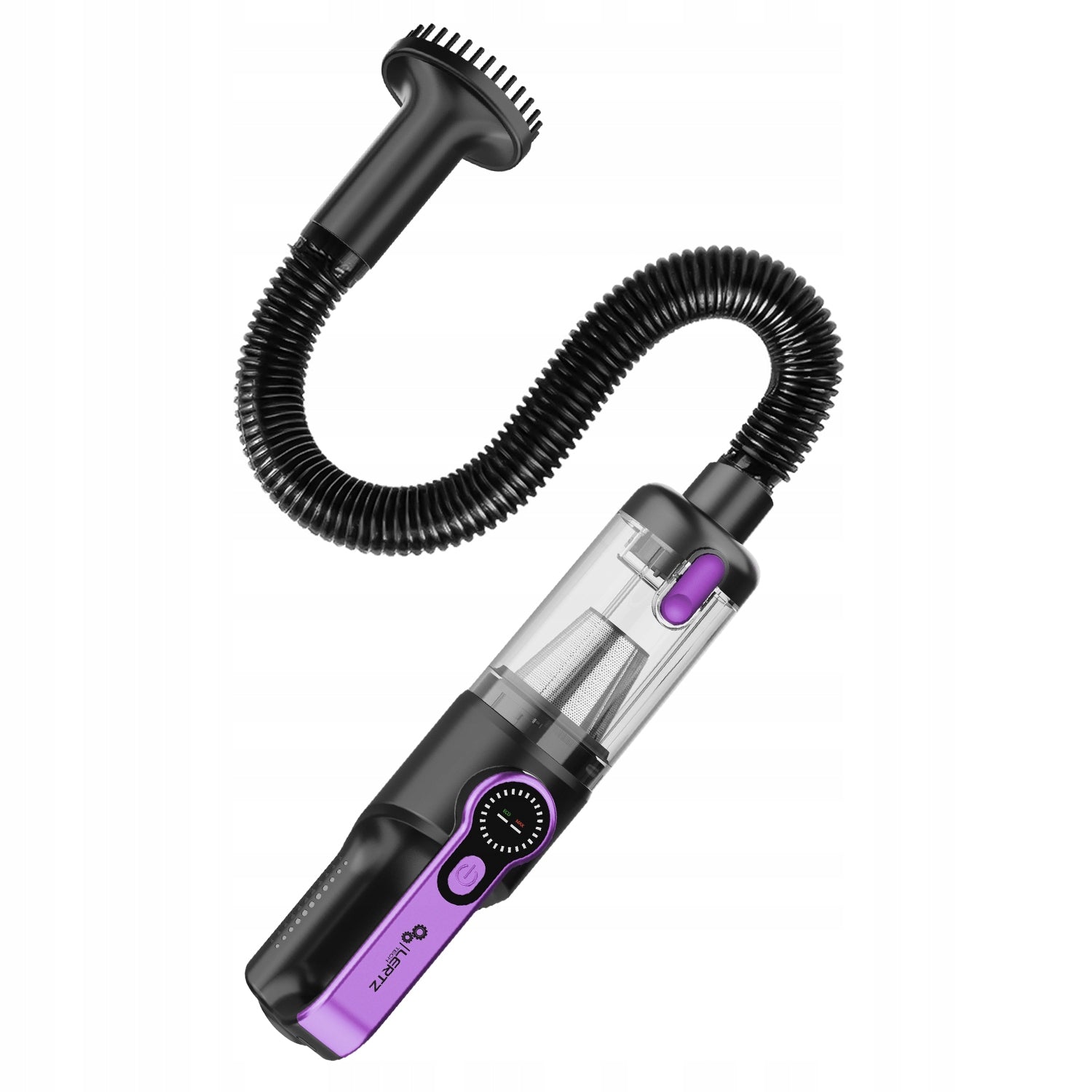 Handheld vacuum cleaner LERTZ handheld cordless Twin Power VV+ black Power supply rechargeable battery
