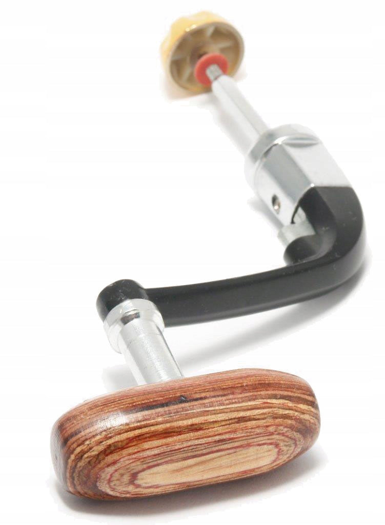 Handle crank reel knob spare high Black mat L