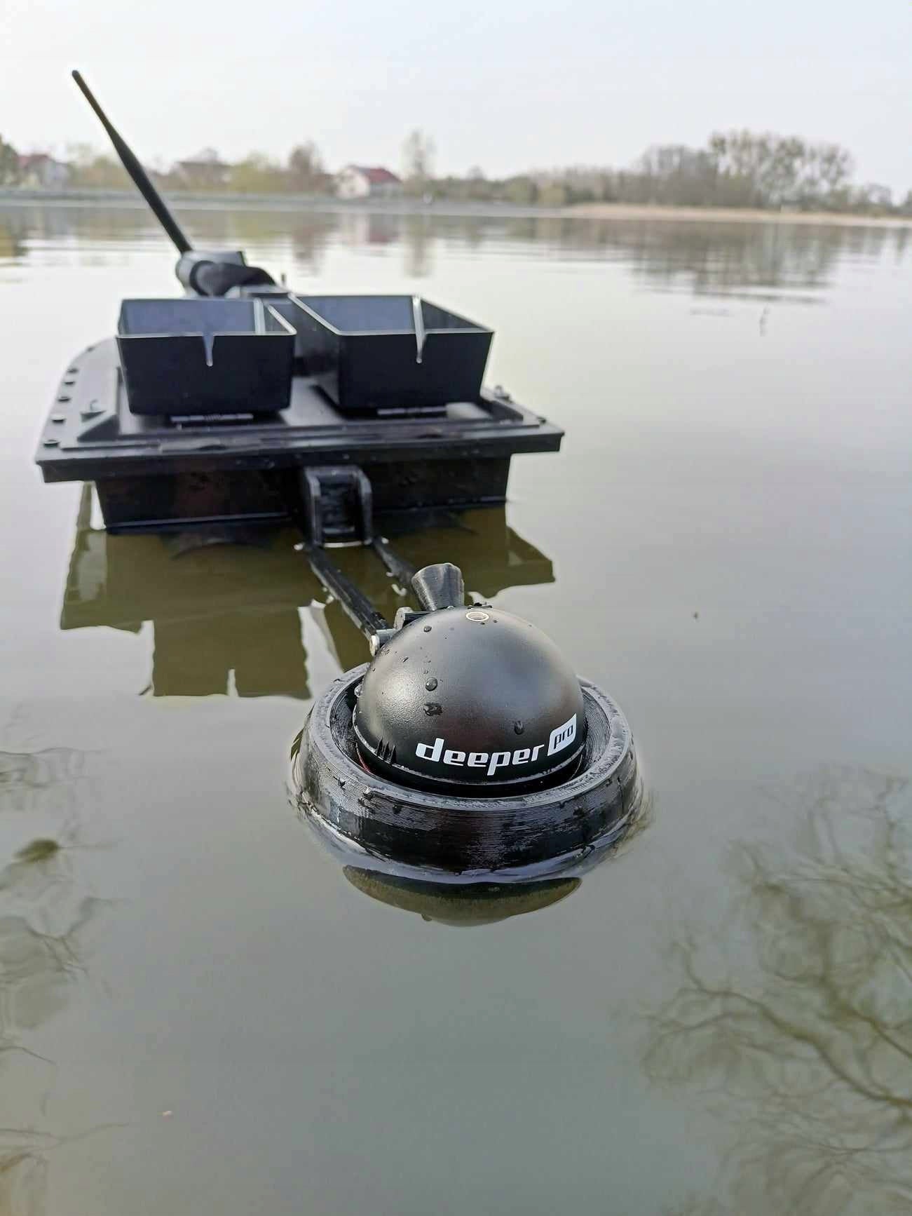 Handle for DEEPER PRO CHIRP BUOYANCY + QUICK COUPLER Probe Echo Sounder Model Z pływakiem
