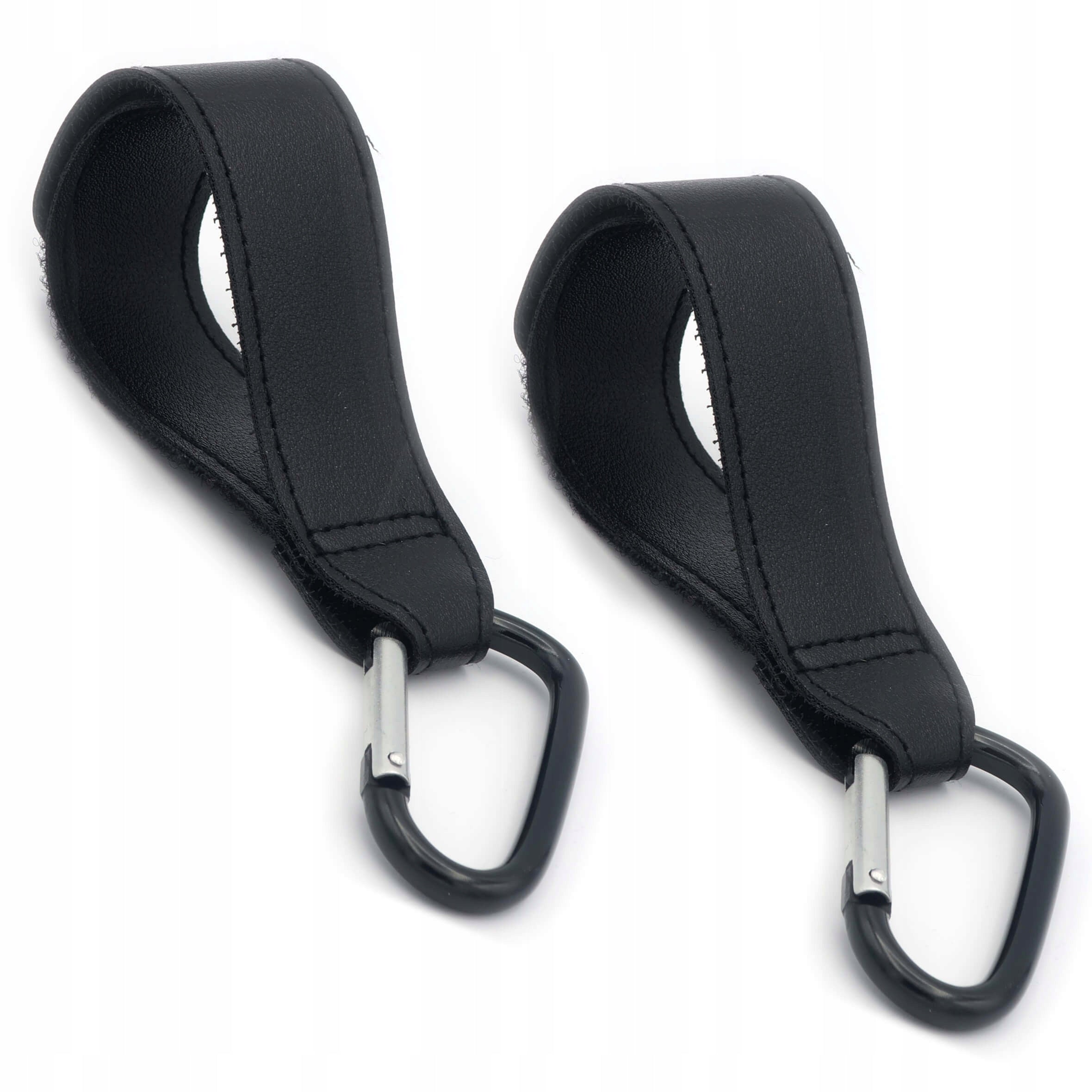 Handle trolley hook bags shopping Velcro eco leather 2pcs Packaging status original