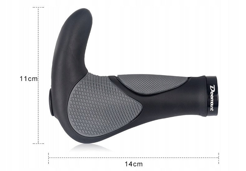 Handlebar grips with corners NEXELO includes alu ergonomic 128 mm L266519NEX Length (mm) 128