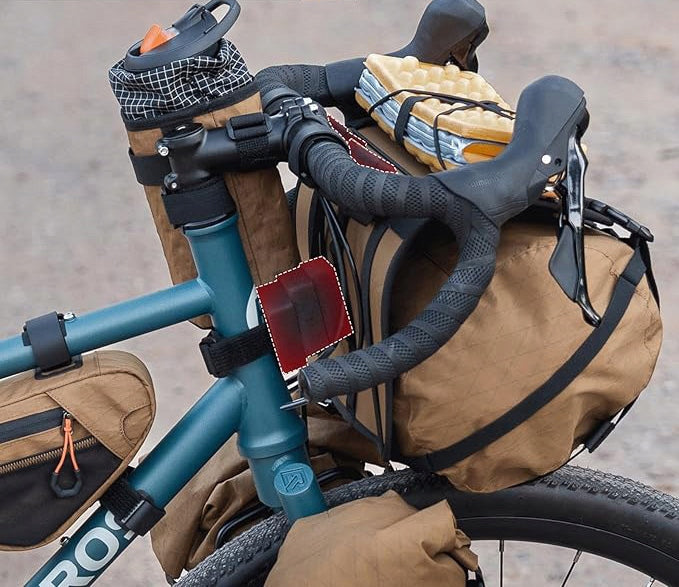 Handlebar holder MTB/GRAVEL harness for panniers sleeping bags QUNATURE 240035002 EAN (GTIN) 5904507324063