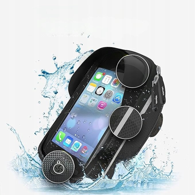 Handlebar pouch Velmia waterproof phone case 6,4" bicycle Manufacturer code Sakwa kierownicza Velmia wodoodporna etui tel