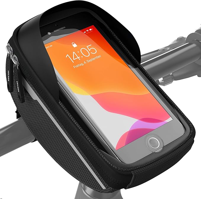 Handlebar pouch Velmia waterproof phone case 6,4" bicycle