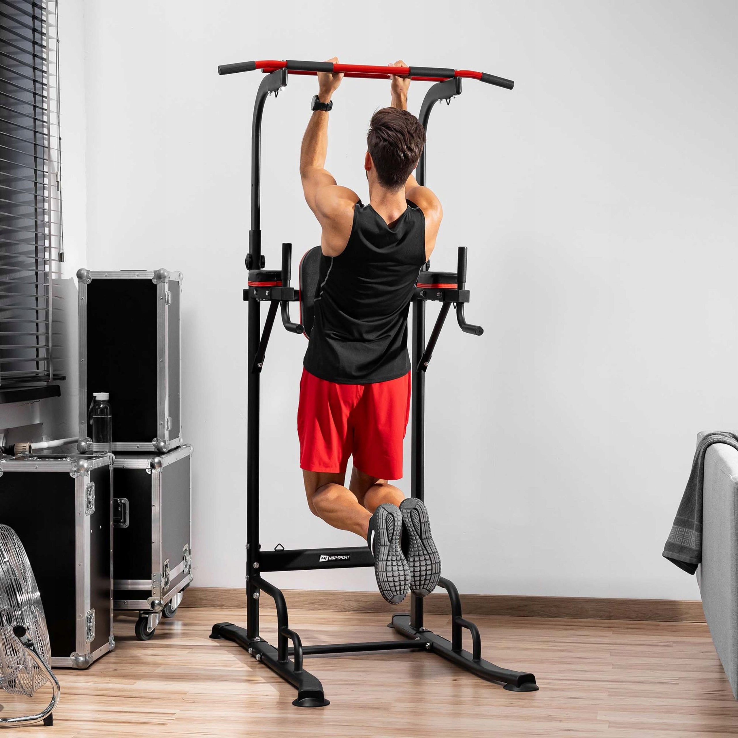 Handrails for abdominal muscle exercises with bar and expanders Hop Sport strong Brand Hop-Sport