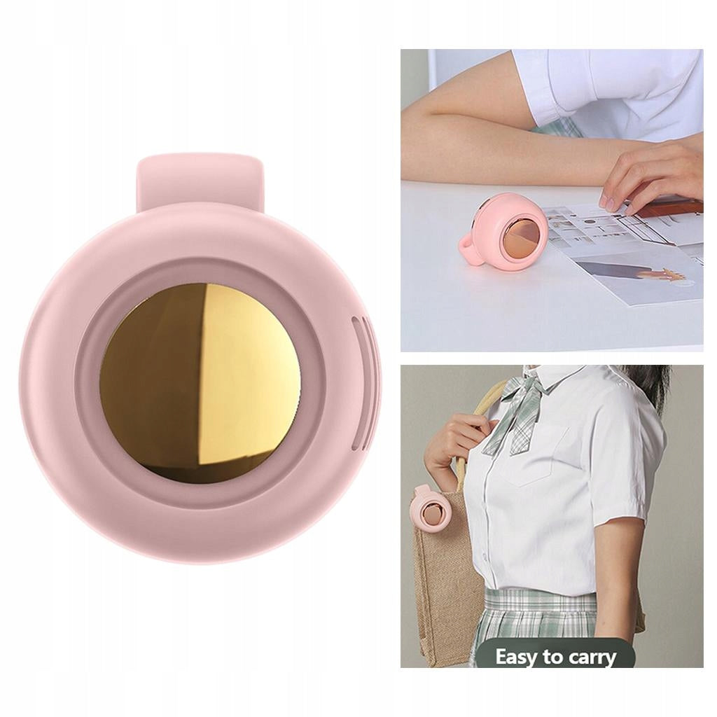 Hands Free Small Clip Fan Summer Personal Wearable USB Fan Quiet Air Pink Manufacturer code 01453054649